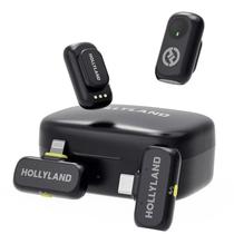 Microfone de Lapela Duplo Sem Fio_Hollyland LARK_A1 Wireless