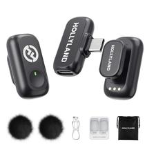 Microfone de Lapela Duplo Sem Fio_Hollyland LARK_A1 Wireless - Hollyland_