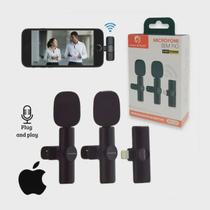 Microfone De Lapela Duplo Sem Fio iPhone