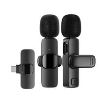 Microfone de Lapela Duplo Sem Fio Profissional K9 TIPO-C