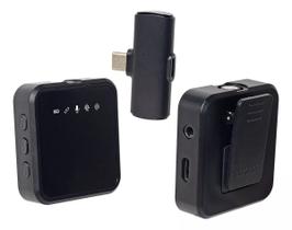 Microfone De Lapela Duplo Usb-c MK-16