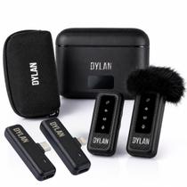 Microfone de Lapela Dylan Celebrate TM-2 Lightning/USB-C Microfone de Lapela Dylan Celebrate TM-2 Lightning/USB-C