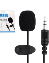 Microfone De Lapela Entrada P2 3.5mm Com Presilha - Ley-58 - Lehmox