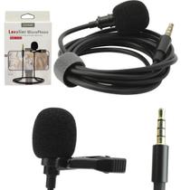 Microfone De Lapela Entrada P2 JH-043 Microfone De Lapela Entrada P2 JH-043