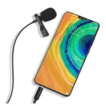 Microfone de Lapela Entrada P2 para Celular Minimalista