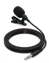 Microfone de Lapela Estéreo Profissional Entrada P2 Preto Microfone de Lapela Estéreo Profissional Entrada P2 Preto