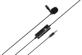 Microfone de Lapela Greika GK-LM1 para Celular e Câmera