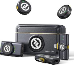 Microfone de Lapela Hollyland Lark M2 Combo 48kHz/24bits 40H - LARK M2