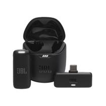 Microfone de Lapela Jbl Quantum Stream Wireless Usb C Wifi Live Ambiente Externo Interno Preto