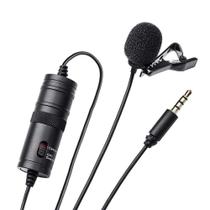 Microfone de Lapela JWL J-M1 para Smartphone com P3 com 6M Cabo