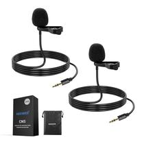 Microfone de lapela Lavalier NEEWER CM5 omnidirecional (pacote com 2) Microfone de lapela Lavalier NEEWER CM5 omnidirecional (pacote com 2)