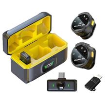 Microfone De Lapela Magnético Sem Fio Type-C Mod. Xc-Ml-11 Microfone De Lapela Magnético Sem Fio Type-C Mod. Xc-Ml-11