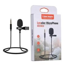 Microfone de Lapela P2 P3 Para Smartphone Tablet Notebook Condensador