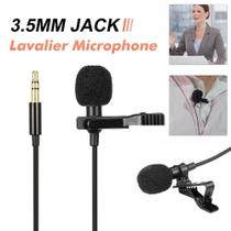 Microfone de Lapela P2 para Pc Desktop ou Notebook