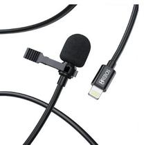 Microfone de Lapela Para Lightning Áudio e Vídeo Hrebos HS-32