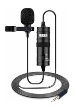 Microfone De Lapela Para Youtubers Preto Envio Já