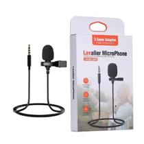 Microfone de Lapela Plug P2 Estereo Micro Fone Miclofone