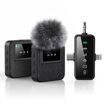 Microfone de lapela sem fio BAILIXIN, alcance de 100 m, bateria de 20 h Microfone de lapela sem fio BAILIXIN, alcance de 100 m, bateria de 20 h