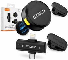 Microfone de Lapela Sem Fio Bluetooth Kit 2 Microfonones Abafamento de Ruído Até 10 Horas Tempo Microfone de Lapela Sem Fio Bluetooth Kit 2 Microfonones Abafamento de Ruído Até 10 Horas Tempo