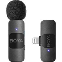 Microfone de Lapela sem fio BOYA BY-V1 para iPhone iOS