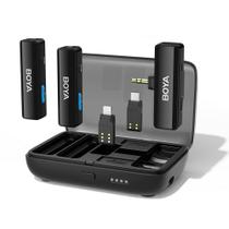 Microfone de Lapela sem fio BOYA Link para iPhone, iOS, Android e DSLR Microfone de Lapela sem fio BOYA Link para iPhone, iOS, Android e DSLR