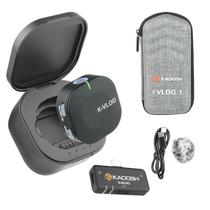 Microfone De Lapela Sem Fio Com Case Recarregável K-Vlog 1