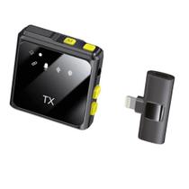 Microfone de Lapela Sem fio Compatível com Iphone Antirruído Microfone de Lapela Sem fio Compatível com Iphone Antirruído