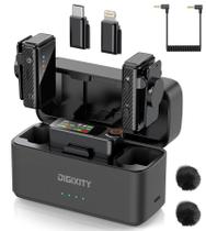 Microfone de lapela sem fio DIGIXITY para iPhone/Android/Câmera/PC