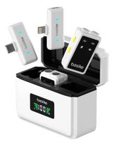 Microfone de Lapela sem Fio duplo para Android e IOS - Branco - Basike
