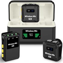 Microfone de lapela sem fio Ecomxia WM567 para câmera DSLR