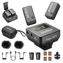 Microfone de lapela sem fio GODOX Magic XT1 para câmera