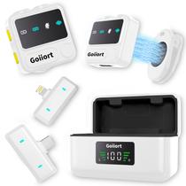 Microfone de lapela sem fio Goiiort para iPhone com redução de ruído