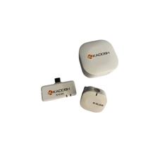 Microfone de Lapela sem Fio Kadosh KVLOG1 WH Branco Microfone de Lapela sem Fio Kadosh KVLOG1 WH Branco