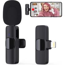 Microfone de lapela sem fio Lavalier para iPhone Microfone de lapela sem fio Lavalier para iPhone