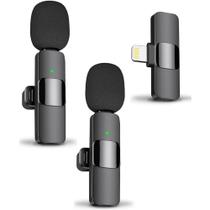Microfone de Lapela sem fio Lightning Dois Canais Duplo, 9705 , MD9 MD9