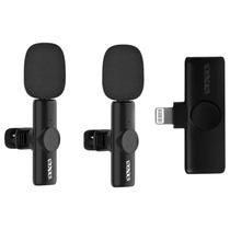 Microfone De Lapela Sem Fio Lightning Para Celular Smartphone