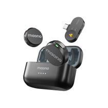 Microfone De Lapela Sem Fio Maono Wave T5 USB Tipo C WM650 Microfone De Lapela Sem Fio Maono Wave T5 USB Tipo C WM650