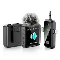 Microfone de lapela sem fio MENERESAS Mini Microfone