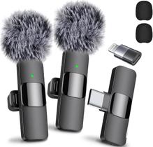 Microfone de Lapela Sem Fio Mini Mic Pro 2024 para iPhone