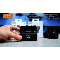 Microfone de Lapela Sem Fio OkGold MCF27 Conexão USB TipoC Microfone de Lapela Sem Fio OkGold MCF27 Conexão USB TipoC