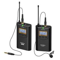 Microfone de lapela sem fio p/ Câmera Comica CVM-WM100 Microfone de lapela sem fio p/ Câmera Comica CVM-WM100