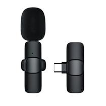Microfone de Lapela Sem Fio para Celular Android