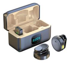 Microfone De Lapela Sem Fio Para iPhone E Android