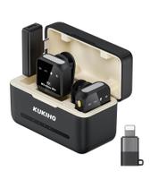 Microfone de Lapela Sem Fio para iPhone, iPad e Android - 80h de Bateria, Cancelamento de Ruído, Alcance de 164 Pés Microfone de Lapela Sem Fio para iPhone, iPad e Android - 80h de Bateria, Cancelamento de Ruído, Alcance de 164 Pés