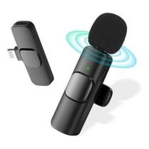 Microfone De Lapela Sem Fio Portátil Gravação De Áudio Vídeo Para IOS Android B-MAX