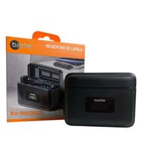 Microfone De Lapela sem fio Redução De Ruído Basike Mic0005