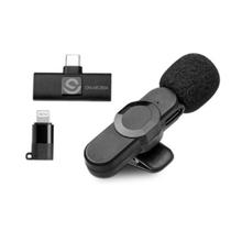 Microfone de Lapela sem fio Type-C e Lightning
