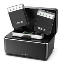 Microfone de lapela sem fio ULANZI AM18 com estojo de carregamento