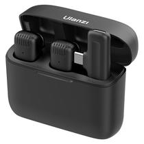 Microfone de lapela sem fio ULANZI J12 para telefone USB C