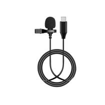 Microfone De Lapela Soleste Celula Smartphone Profissional Tipo C 3m Microfone De Lapela Soleste Celula Smartphone Profissional Tipo C 3m